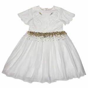 Mini Boden Swan Tulle Dress